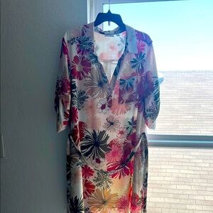 New York & Company Floral Patterned Dress